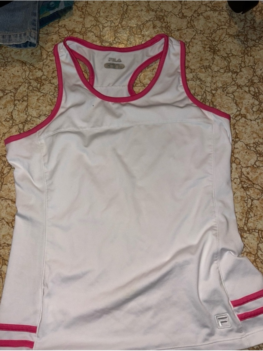 Girls Fila XL 16 Tennis Set Tank Top And Skort Workout
